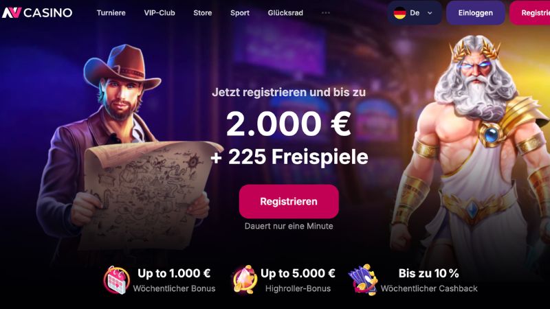 NV Casino Screenshot Plattform